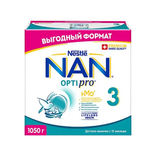 Смесь дет. Nan 3 OPTIPRO мол.сух с 12 мес.1050г
