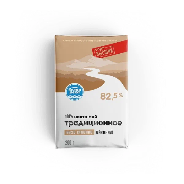 Масло сливочное крестьянское 82,5% традиционное 200г