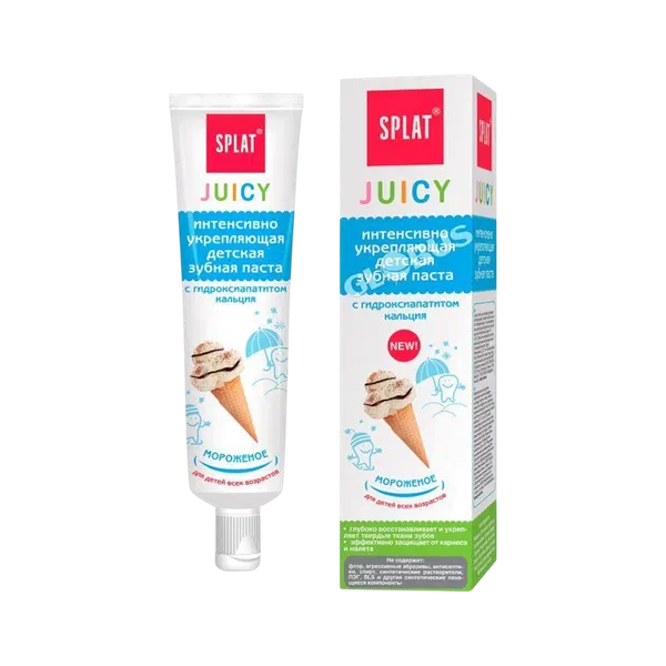 Паста зубн Splat Juicy детск мороженое 35мл