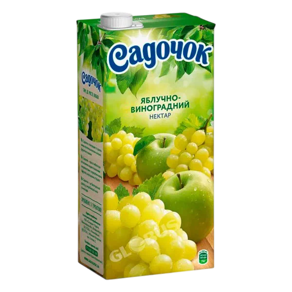 Сок Садочок осв. ябл.виногр. 0,907л т/п Сандора Украина 12
