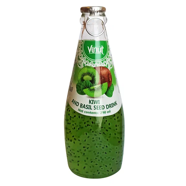 VINUT BASIL SEED AND KIWI JUICE 290ML - VINUT BASIL SEED AND KIWI JUICE