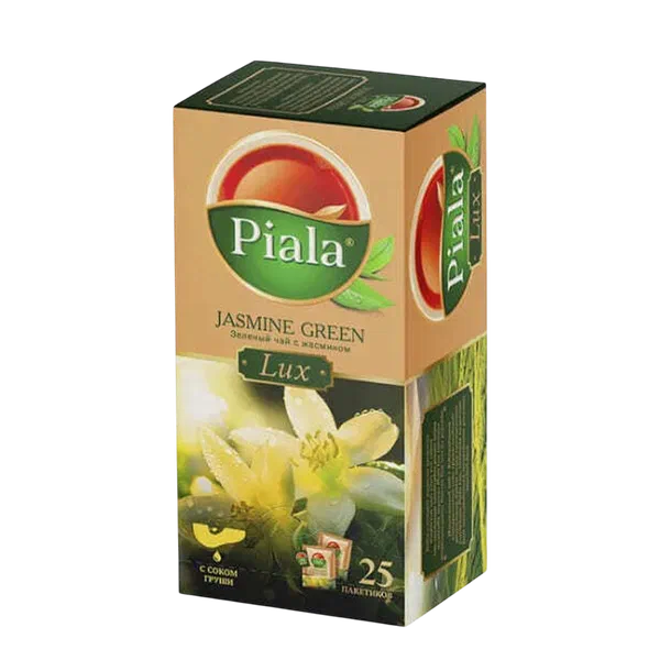 Пиала Lux Jasmine Green Tea көк жасмин менен чайы 25баш
