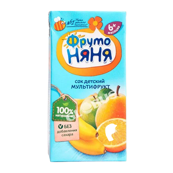 Сок дет. Фруто Няня мультифрукт с 8мес 200мл