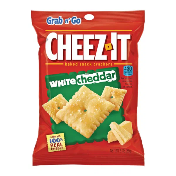 CHEEZ-IT CRKER WHI-CHEDDAR 3OZ - WHITE CHEDDAR CHEEZ-IT CRACKERS