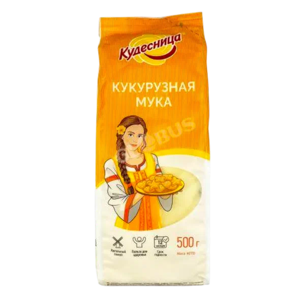 Мука Кудесница кукурузная 500г
