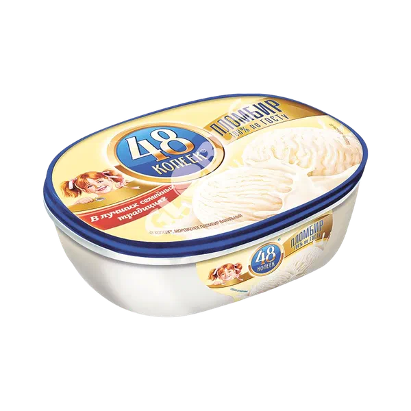 Мороженое Nestle 48 Копеек пломбир 850мл