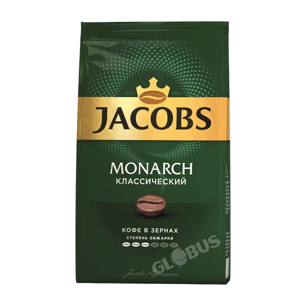 Кофе Jacobs Monarch в зёрнах 800г м/уп