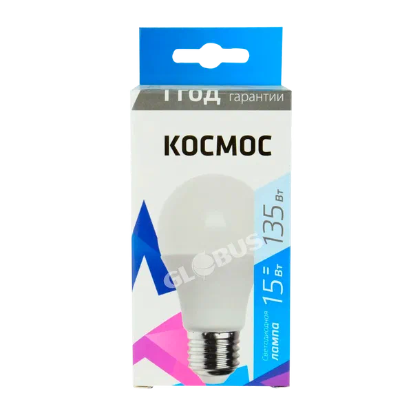 Лампочка LED Космос А60 15W Е27 4500K