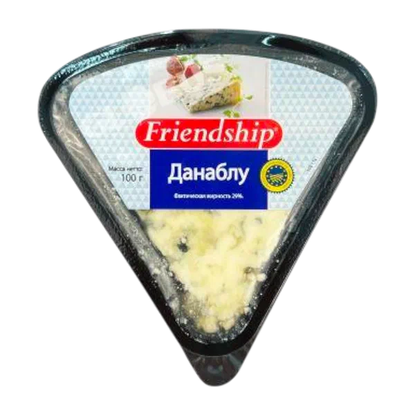 Сыр Friendship Данаблу 50% с голуб плесенью 100г РЦ