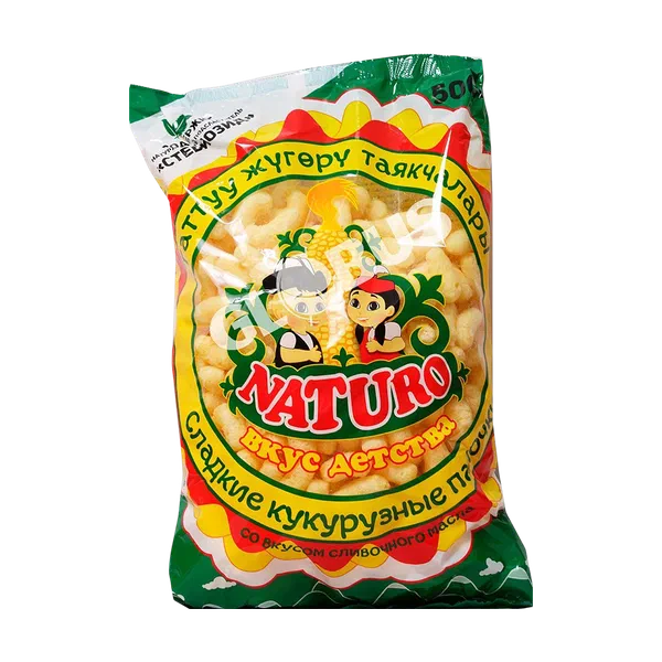 Палочки кукуруз. Naturo вк.слив.масла 500г