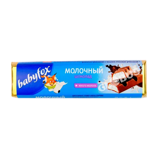 Батончик Babyfox молочный 45г KDV