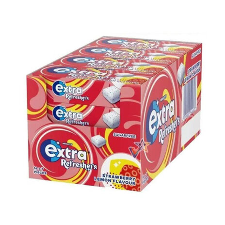 Wrigleys Extra Strawberry Refreshers 16X15.6Gm