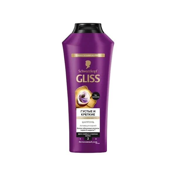 Gliss Kur калың жана күчтүү шампуну 400мл