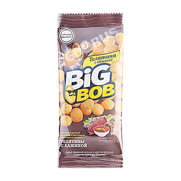 Орехи Big Bob Арахис телятина с аджикой 50г п/п