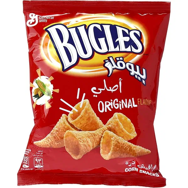 BUGLES ORIGINAL CLASSIC SALTED CORN SNACKS 125G