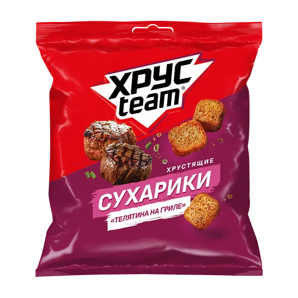 Сухарики Хрусteam телятина на гриле 30г Фрито Лей Россия