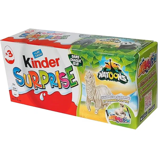 KINDER JOY NATOONS EDITION CHOCOLATE EGG WITH TOY 20G