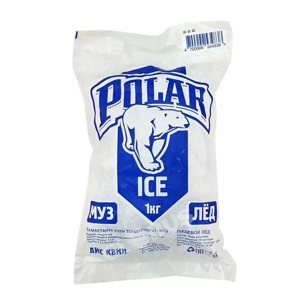 Лёд пищевой 1кг Айс Квин