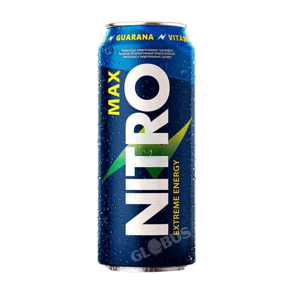 Напиток энергетический Nitro Max безалк. 0,45л ж/б Абдыш Ата Кыргызстан 8