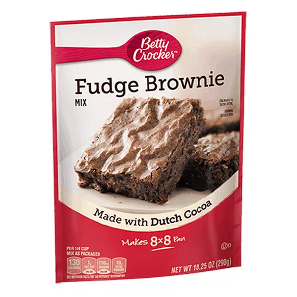 BETTY CROCKER FUDGE BROWNIES READY MIX TRADITIONAL SCENT 519G