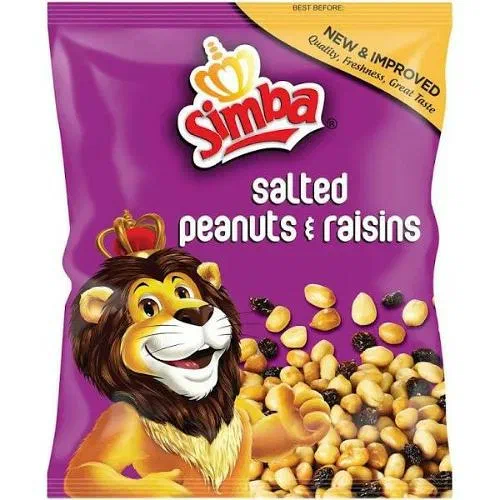 Simba Salted Peanuts & Raisins 50g