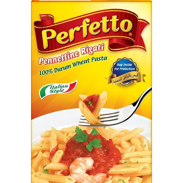 PERFETTO FETTUCCINE RIGATI #216 RIDGED RIBBON-CUT PASTA 500G