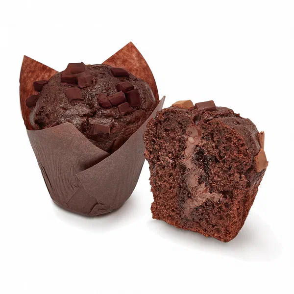 SMALL CHOCOLATE MUFFIN SOFT COCOA DELIGHT