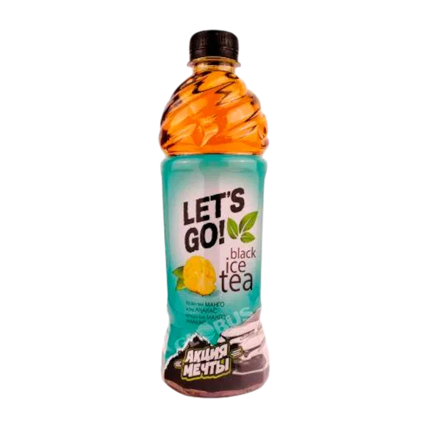 Напиток чай холод.Let's Go Ice Tea черн манго/ананас б/г 0,5л п/б YiwuLTD Кыргызстан 20