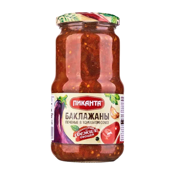 Баклажаны Пиканта в томат.соусе 450г ст/б