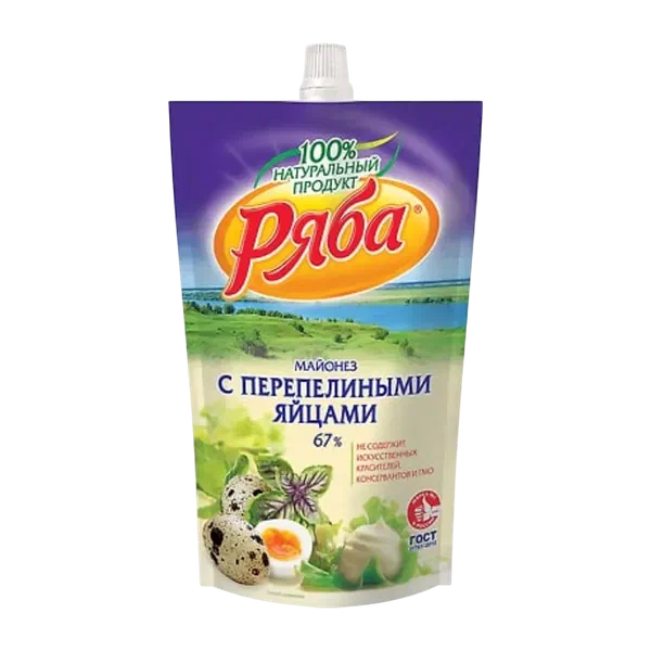 Ряба бөдөнө жумурткасы майонези 67% 350г
