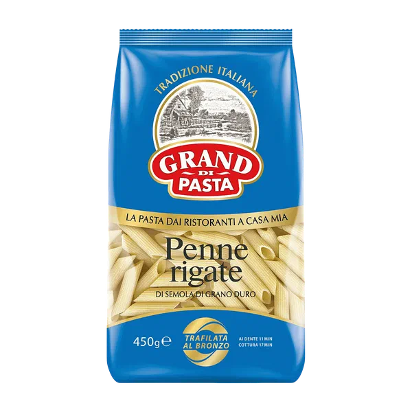 Макароны Grand di Pasta перья 450г
