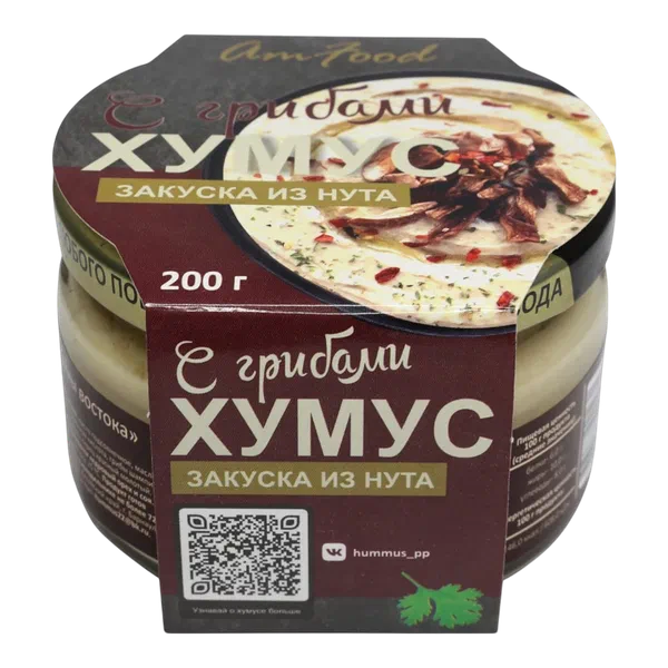 Хумус Тайны Востока с грибами 200г ст/б РЦ