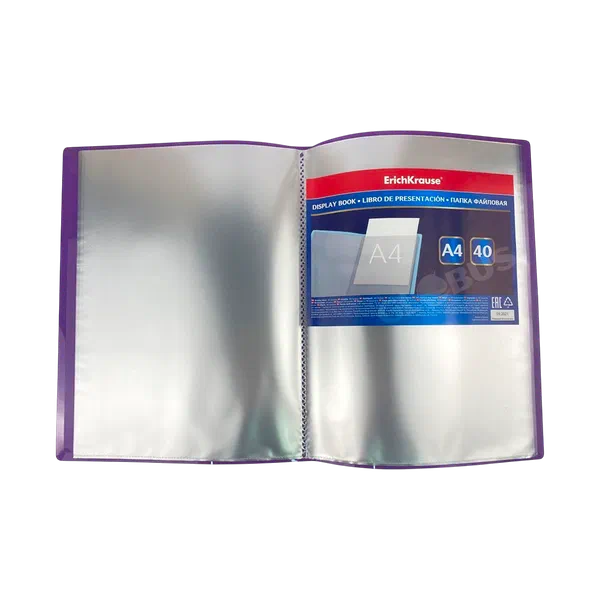 Папка ErichKrause Diagonal Vivid 40 вклад A4