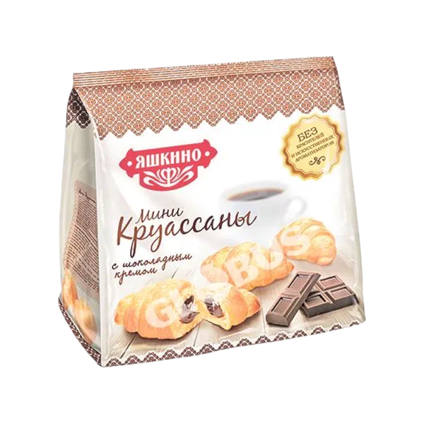Круассаны Яшкино мини шок крем 180г
