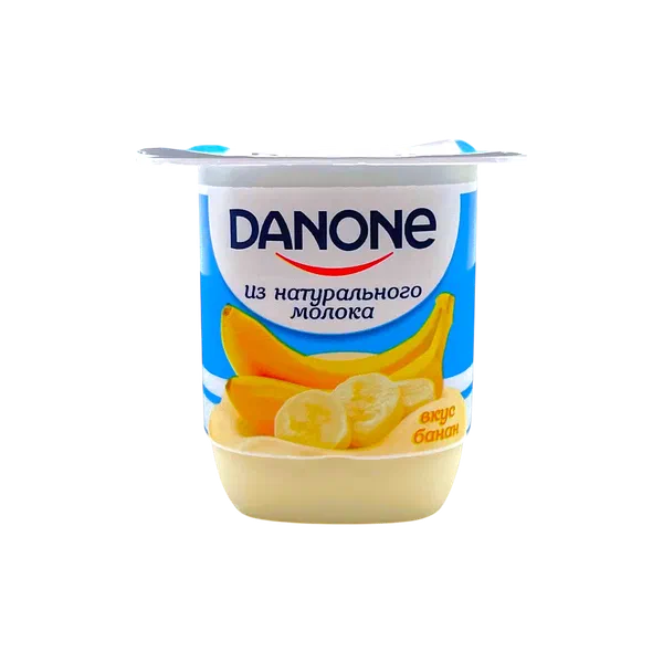 Danone банан 1,2% йогурту 100г 24