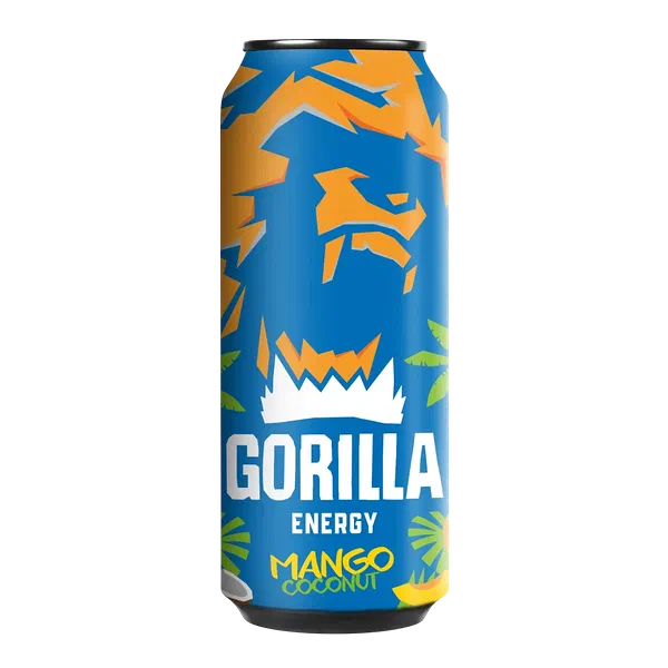 Напиток Gorilla манго/кокос Энергет безалк.0,45л ж/б