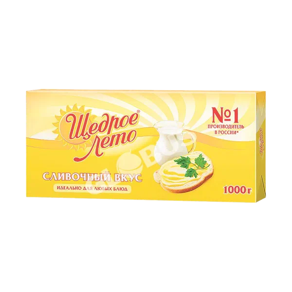 Маргарин Щедрое лето 72% 1кг ЗМЖ