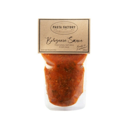 Pasta Factory Bolognese Beef Mince & Tomato 200ml (Fresh)
