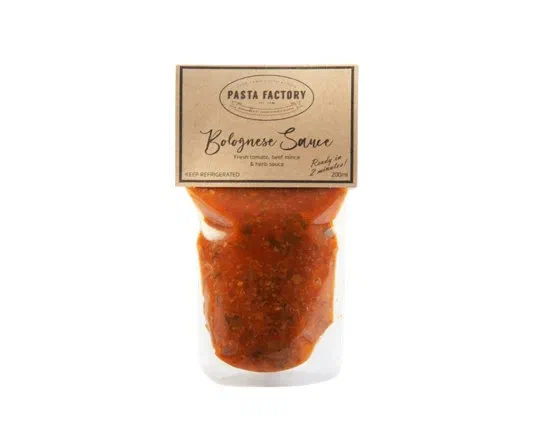 Pasta Factory Bolognese Beef Mince & Tomato 200ml (Fresh)