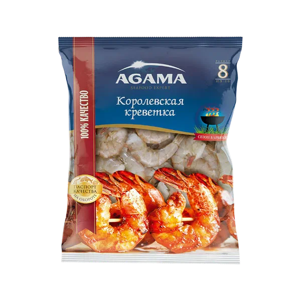 Agama гриль учун креветкасы 400г