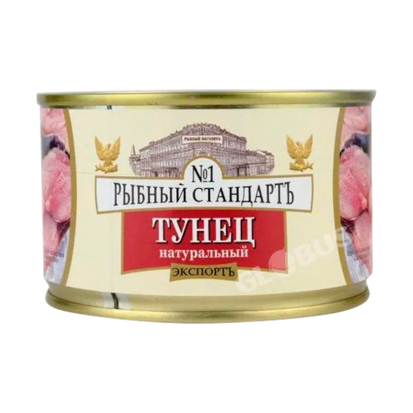 Тунец Рыбный Стандартъ №1 натур 240г ж/б