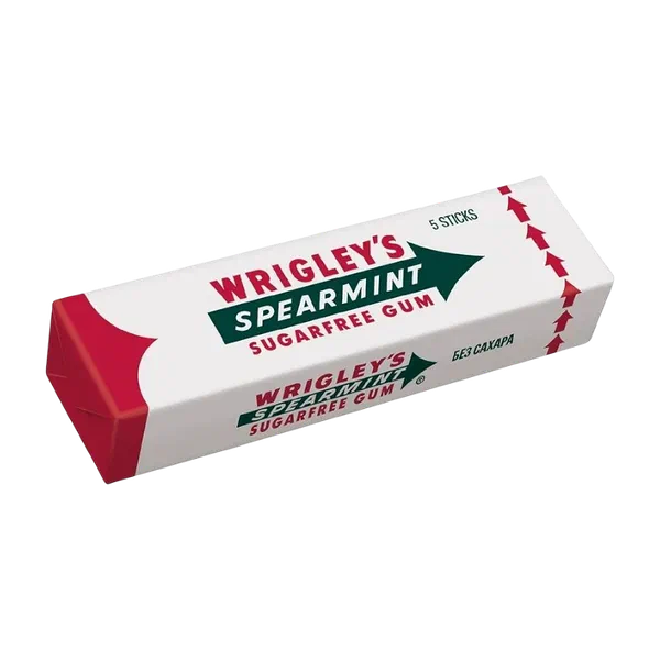 Жев. резинка Wrigley's Spearmint 13г