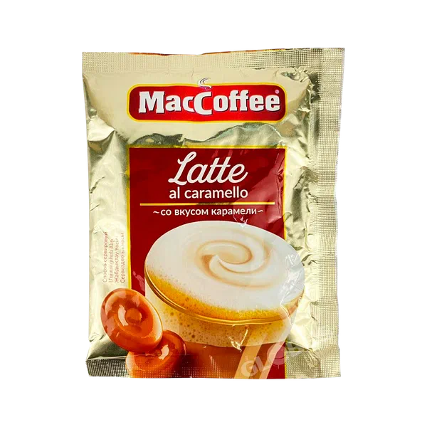 Кофе MacCoffee Latte Al Caramello 22г саше