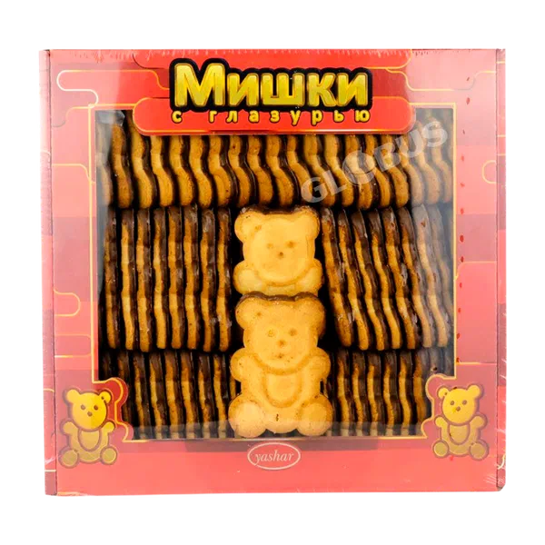 Печенье Яшар Мишки в шок. глазури 1кг