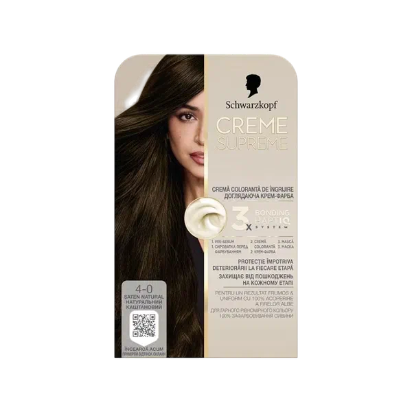 Creme Supreme 4-0 Natural Dark Brown чач боёк
