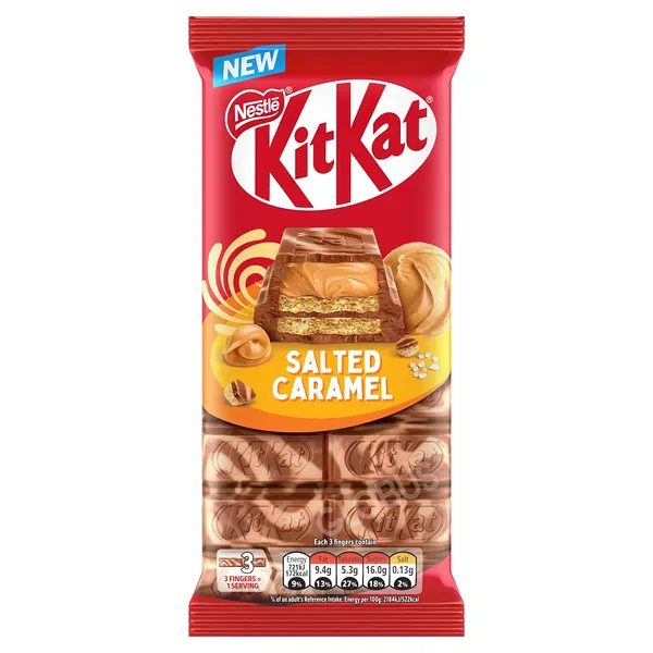 Nestle Kit-Kat соленая карамель шоколады 99г