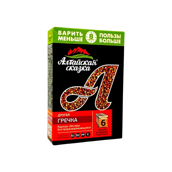 Гречка Алтайская Сказка ядрица пак. 400г кор