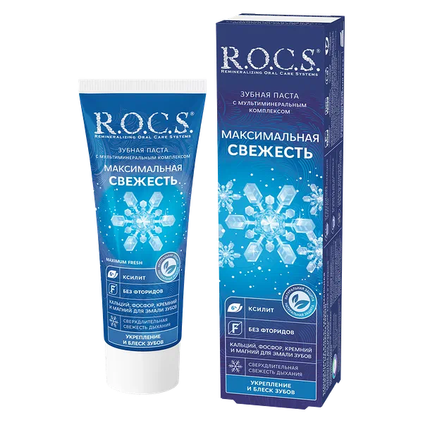 Rocs макс свежесть тиш пастасы 94г