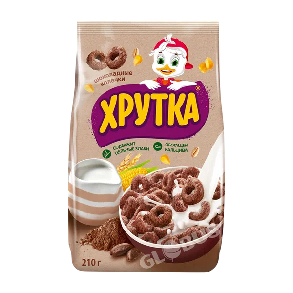 Колечки кукуруз Хрутка шок 210г м/уп