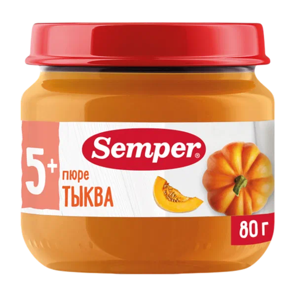 Semper Ашкабак бал/пюреси 80г а/и